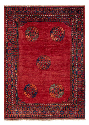 Alfombra afgana - Kunduz - 291 x 212 cm - rojo