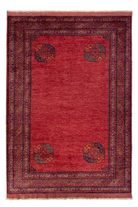 Alfombra afgana - Kunduz - 294 x 206 cm - rojo