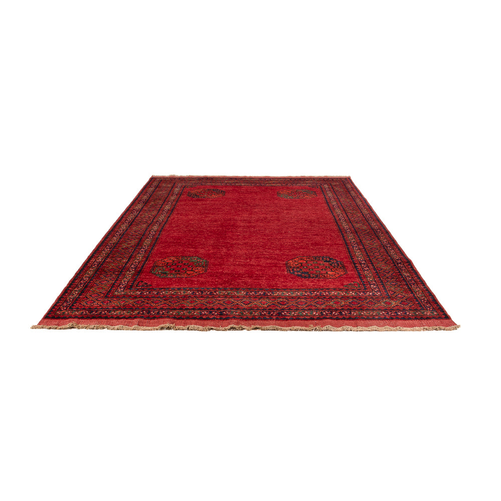 Alfombra afgana - Kunduz - 294 x 206 cm - rojo