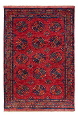 Alfombra afgana - Kunduz - 297 x 207 cm - rojo