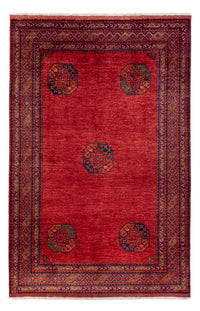 Alfombra afgana - Kunduz - 305 x 204 cm - rojo
