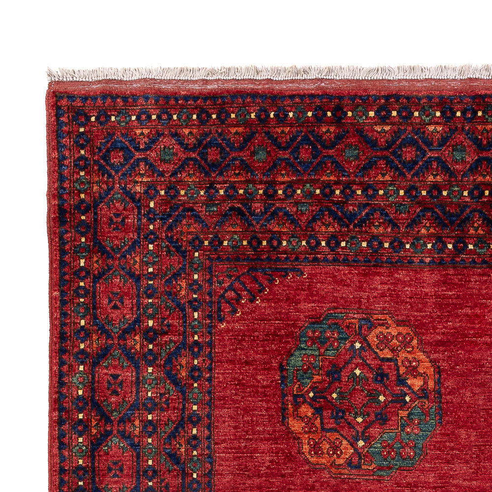 Alfombra afgana - Kunduz - 288 x 216 cm - rojo