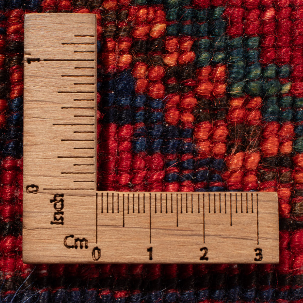 Alfombra afgana - Kunduz - 305 x 203 cm - rojo