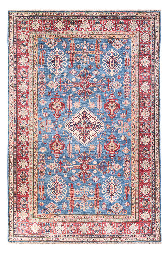 Alfombra Ziegler - Kazak - 301 x 201 cm - azul
