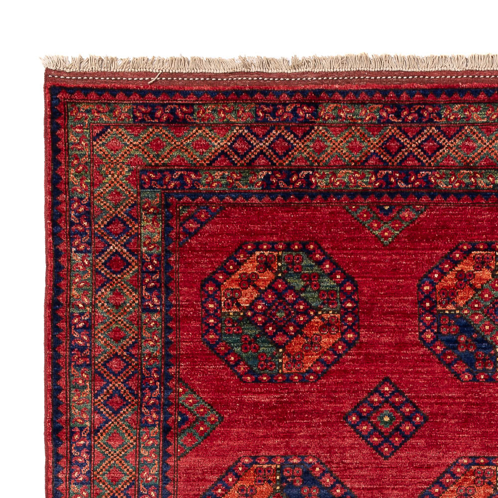 Alfombra afgana - Kunduz - 300 x 206 cm - rojo