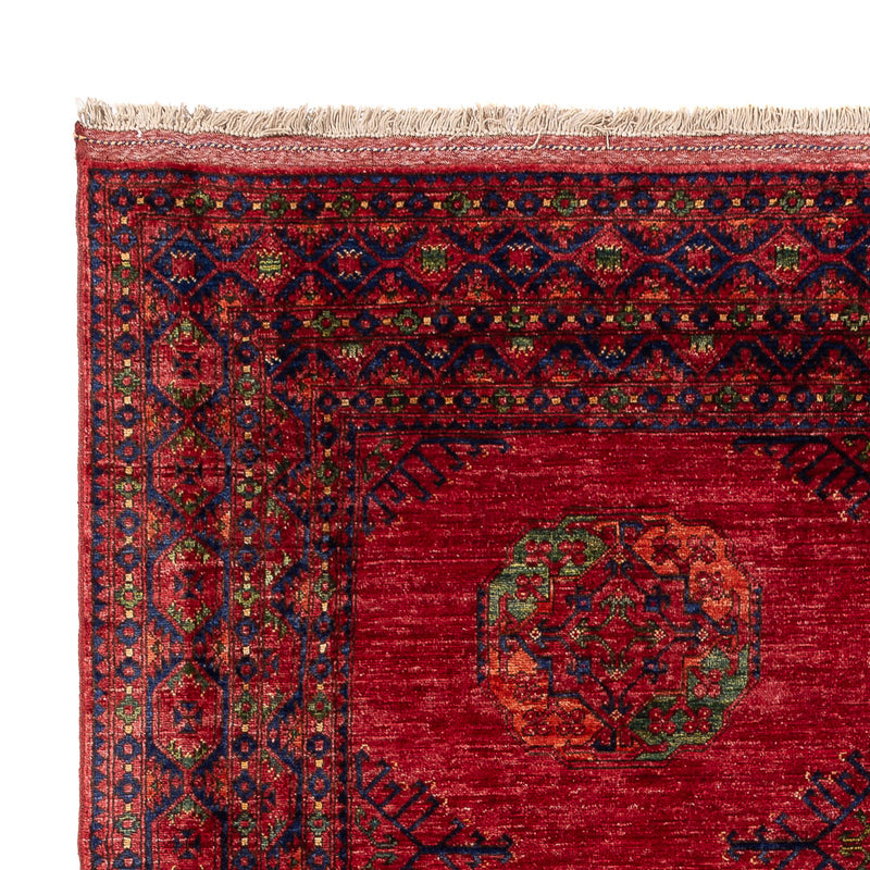 Alfombra afgana - Kunduz - 296 x 214 cm - rojo