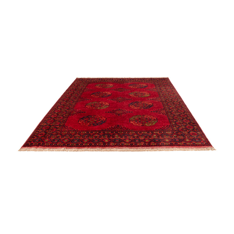 Alfombra afgana - Kunduz - 296 x 214 cm - rojo