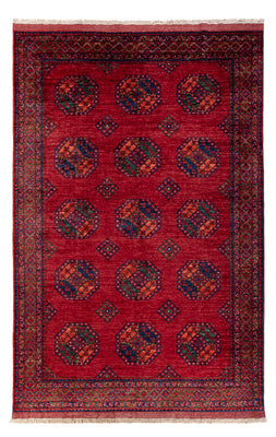 Alfombra afgana - Kunduz - 310 x 206 cm - rojo