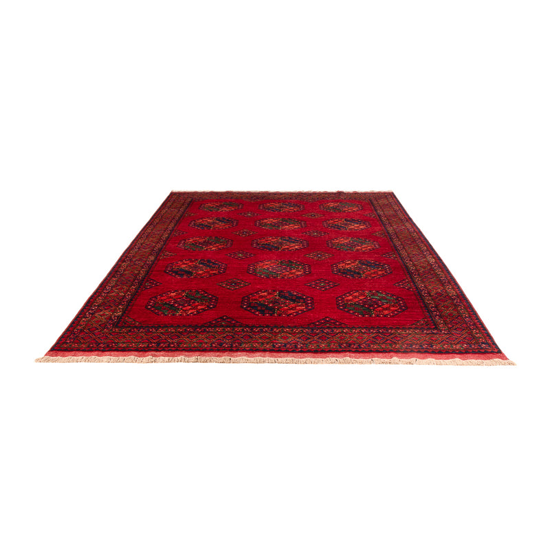Alfombra afgana - Kunduz - 310 x 206 cm - rojo