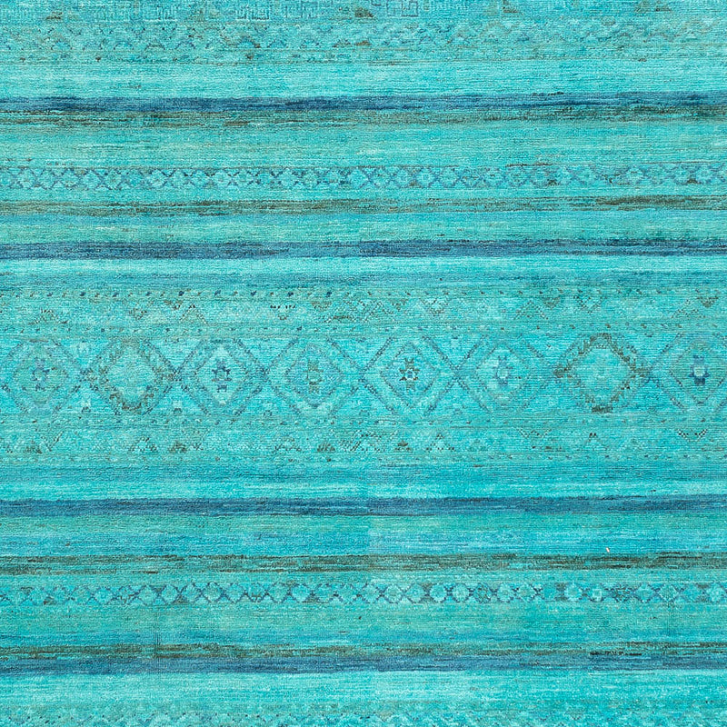 Alfombra Ziegler - Moderna - Vintage/revestido - 295 x 207 cm - turquesa