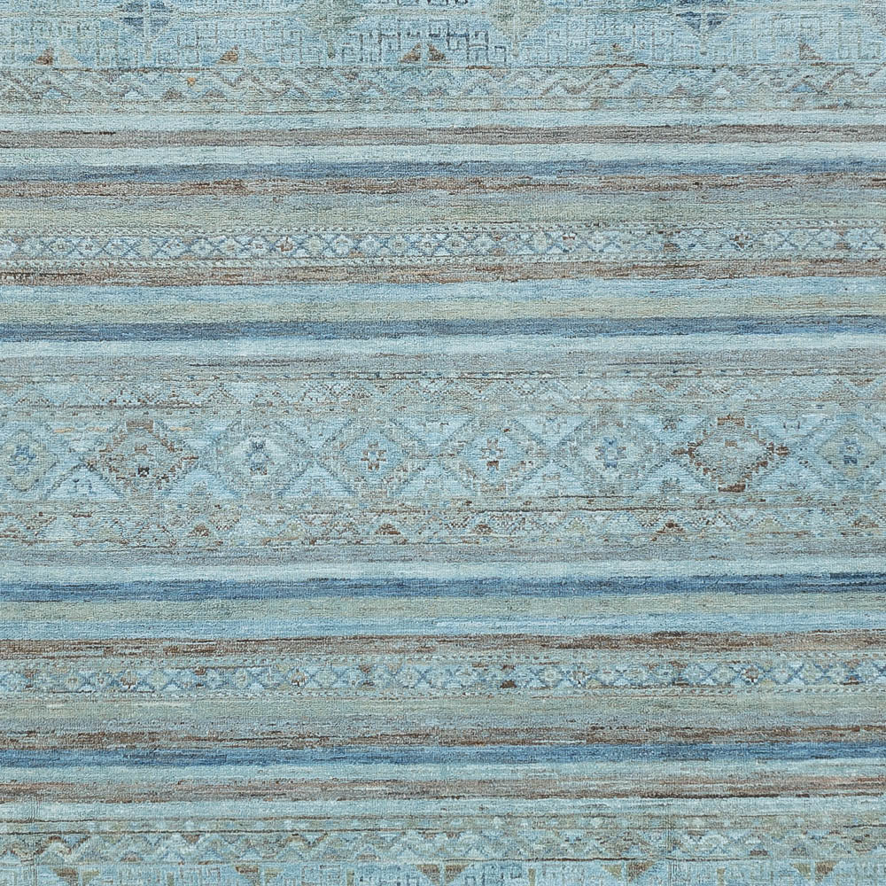 Alfombra Ziegler - Shal - Vintage/revestido - 288 x 207 cm - azul claro