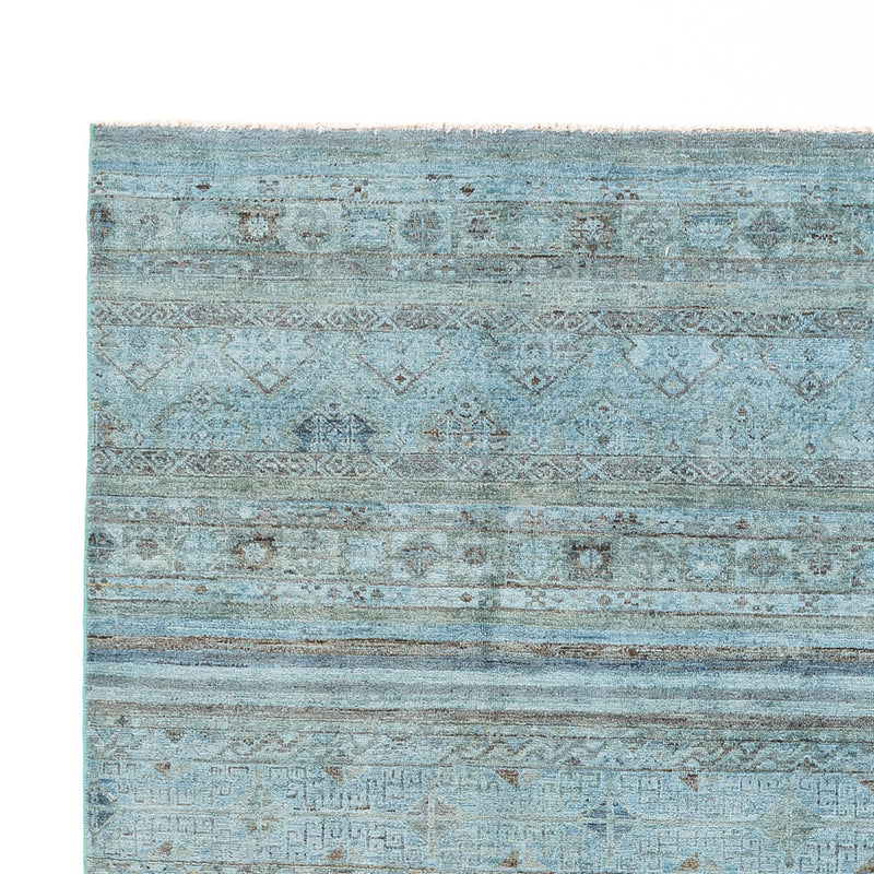 Alfombra Ziegler - Shal - Vintage/revestido - 288 x 207 cm - azul claro