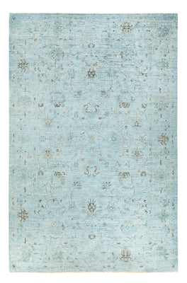 Alfombra Ziegler - Moderna - Vintage/revestido - 300 x 202 cm - azul claro