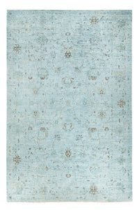 Alfombra Ziegler - Moderna - Vintage/revestido - 300 x 202 cm - azul claro