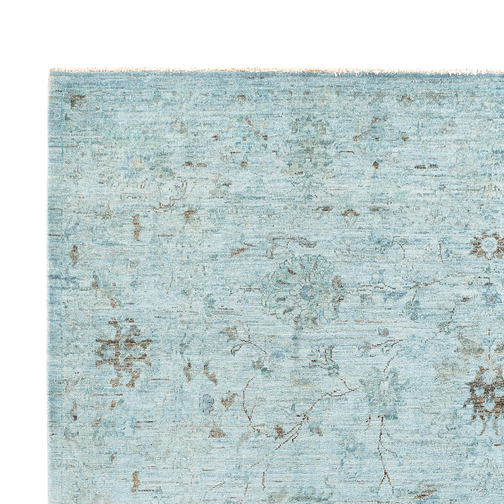 Alfombra Ziegler - Moderna - Vintage/revestido - 300 x 202 cm - azul claro