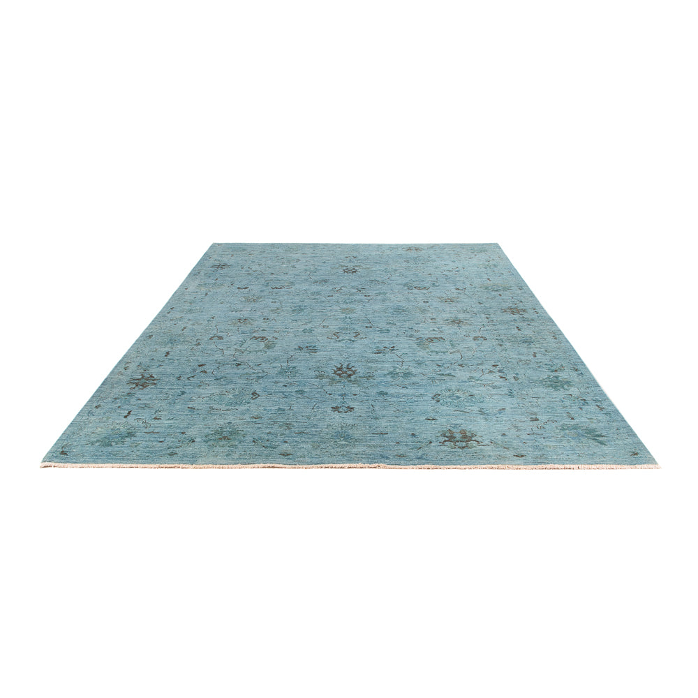 Alfombra Ziegler - Moderna - Vintage/revestido - 300 x 202 cm - azul claro