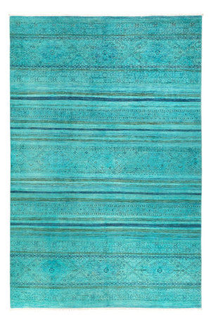 Alfombra Ziegler - Moderna - Vintage/revestido - 314 x 204 cm - turquesa