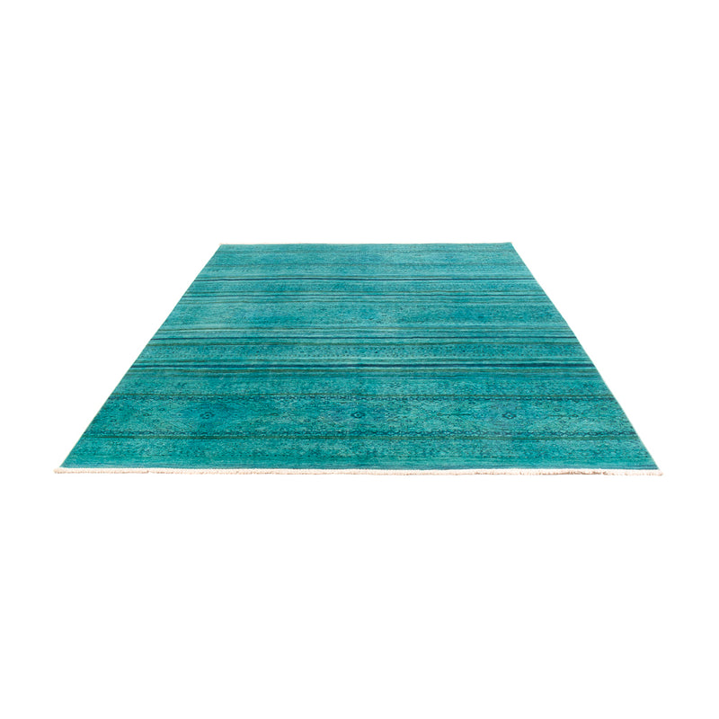 Alfombra Ziegler - Moderna - Vintage/revestido - 314 x 204 cm - turquesa