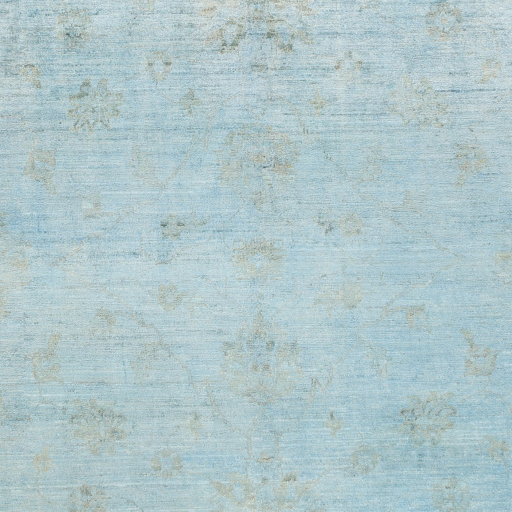 Alfombra Ziegler - Moderna - Vintage/revestido - 292 x 204 cm - azul claro