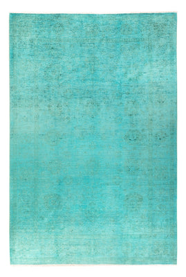 Alfombra Ziegler - Moderna - Vintage/revestido - 292 x 198 cm - turquesa