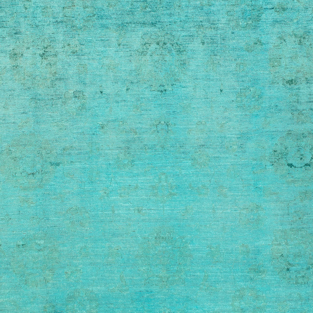 Alfombra Ziegler - Moderna - Vintage/revestido - 292 x 198 cm - turquesa