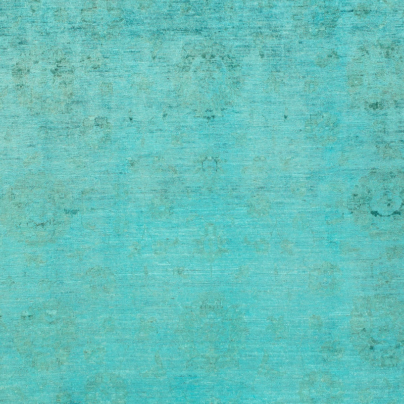 Alfombra Ziegler - Moderna - Vintage/revestido - 292 x 198 cm - turquesa