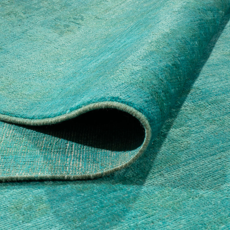 Alfombra Ziegler - Moderna - Vintage/revestido - 292 x 198 cm - turquesa