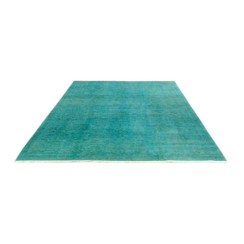 Alfombra Ziegler - Moderna - Vintage/revestido - 292 x 198 cm - turquesa