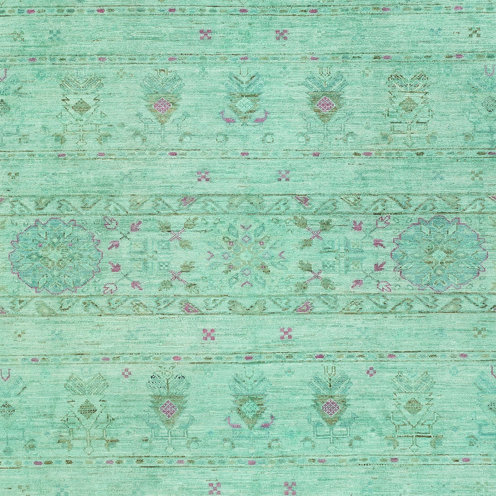 Alfombra Ziegler - Moderna - Vintage/revestido - 308 x 206 cm - verde claro