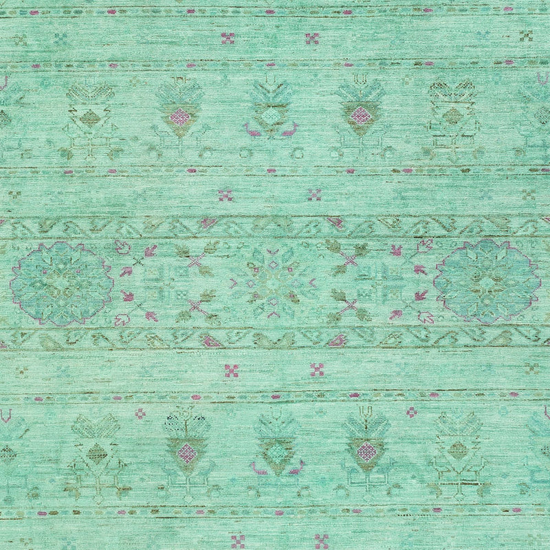 Alfombra Ziegler - Moderna - Vintage/revestido - 308 x 206 cm - verde claro