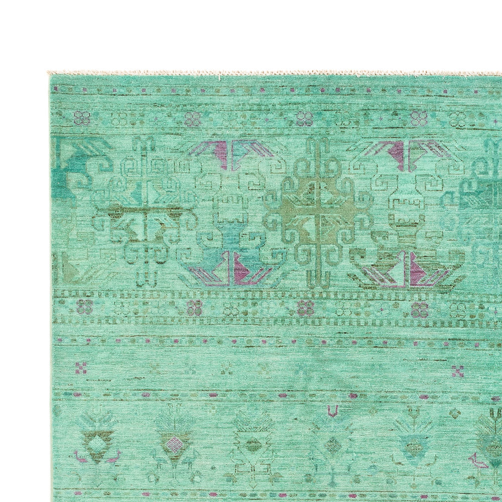 Alfombra Ziegler - Moderna - Vintage/revestido - 308 x 206 cm - verde claro