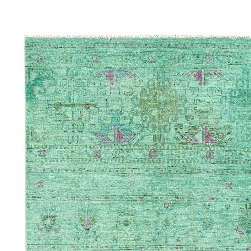 Alfombra Ziegler - Moderna - Vintage/revestido - 308 x 206 cm - verde claro