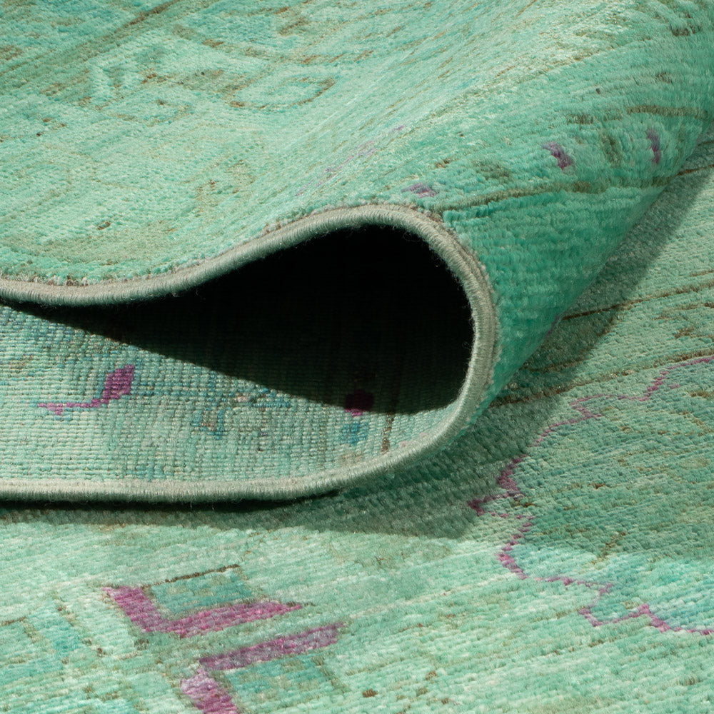 Alfombra Ziegler - Moderna - Vintage/revestido - 308 x 206 cm - verde claro