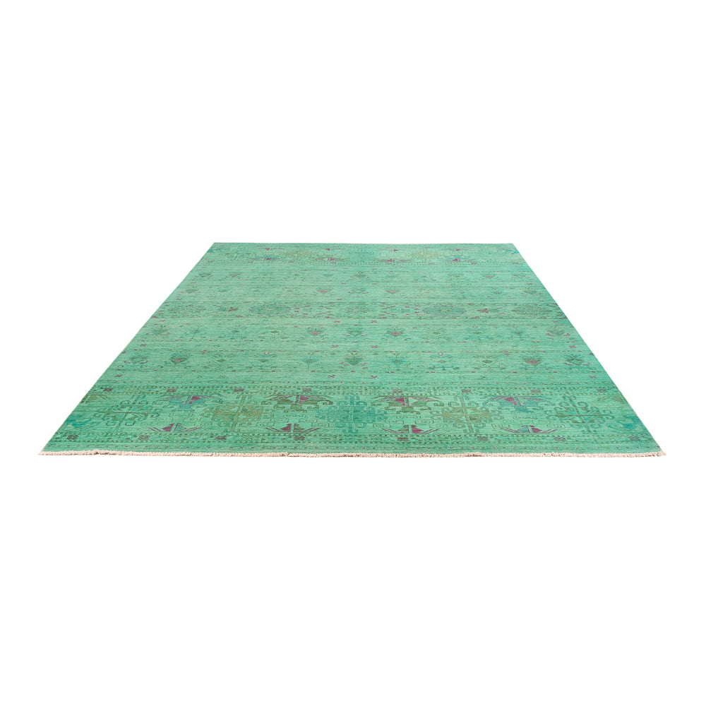 Alfombra Ziegler - Moderna - Vintage/revestido - 308 x 206 cm - verde claro