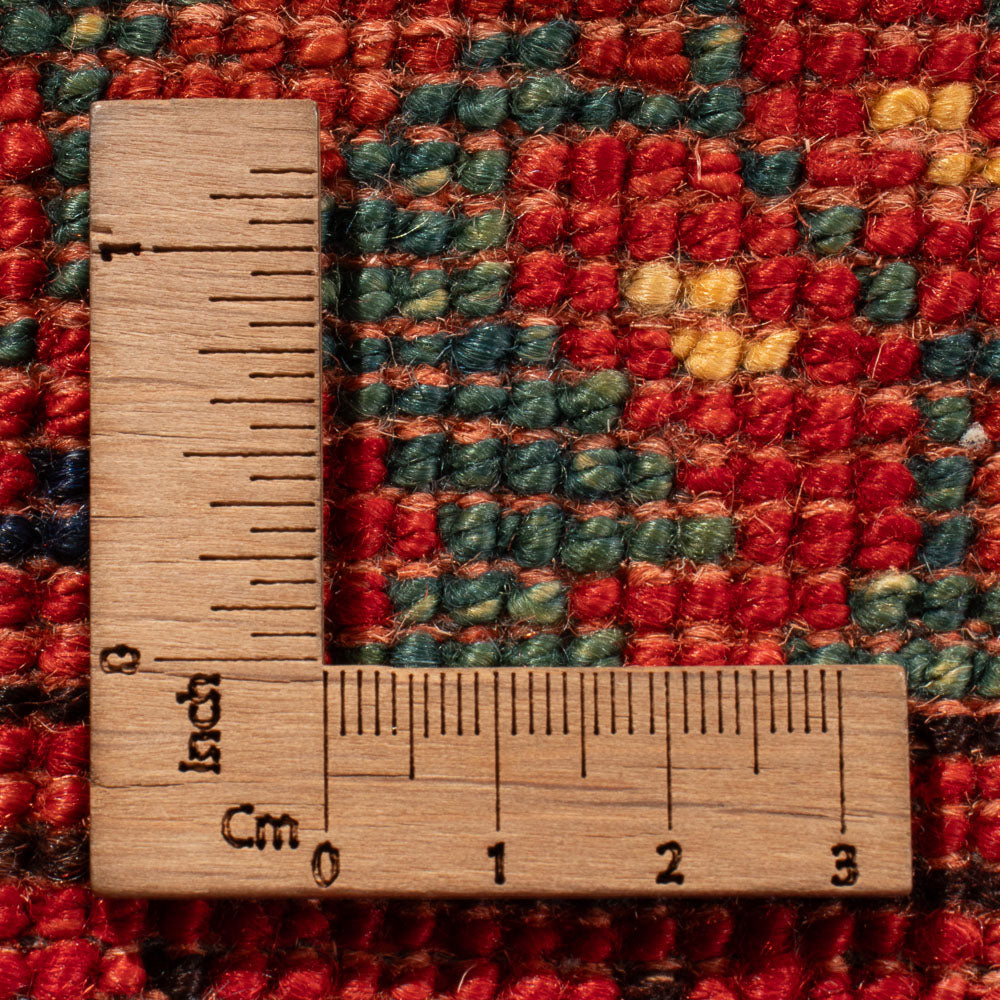 Alfombra afgana - Kunduz - 305 x 209 cm - rojo