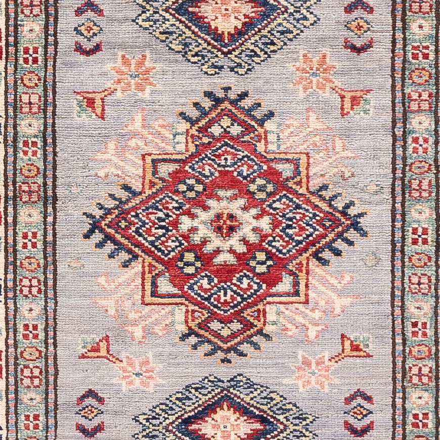 Alfombra de pasillo Alfombra Ziegler - Kazak - 242 x 77 cm - salmón