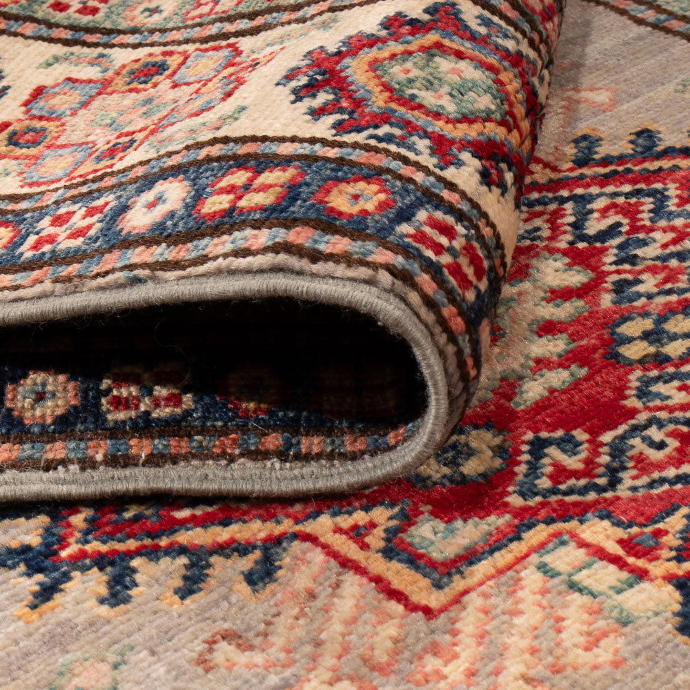 Alfombra de pasillo Alfombra Ziegler - Kazak - 242 x 77 cm - salmón