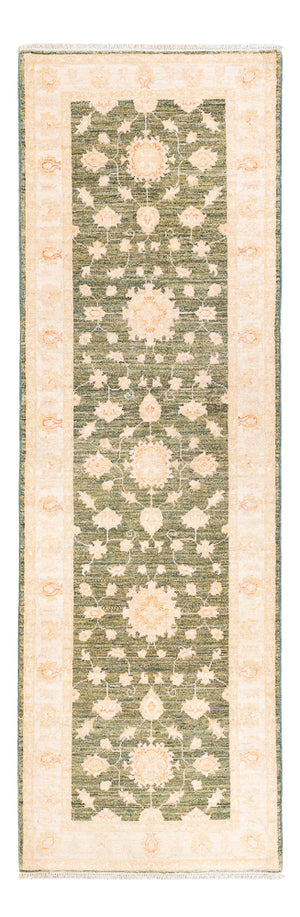 Alfombra de pasillo Alfombra Ziegler - 252 x 82 cm - verde oliva