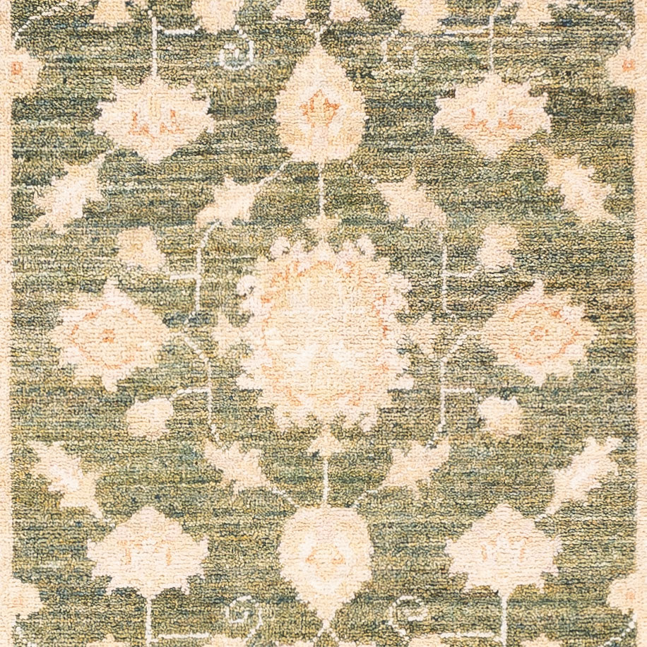 Alfombra de pasillo Alfombra Ziegler - 252 x 82 cm - verde oliva