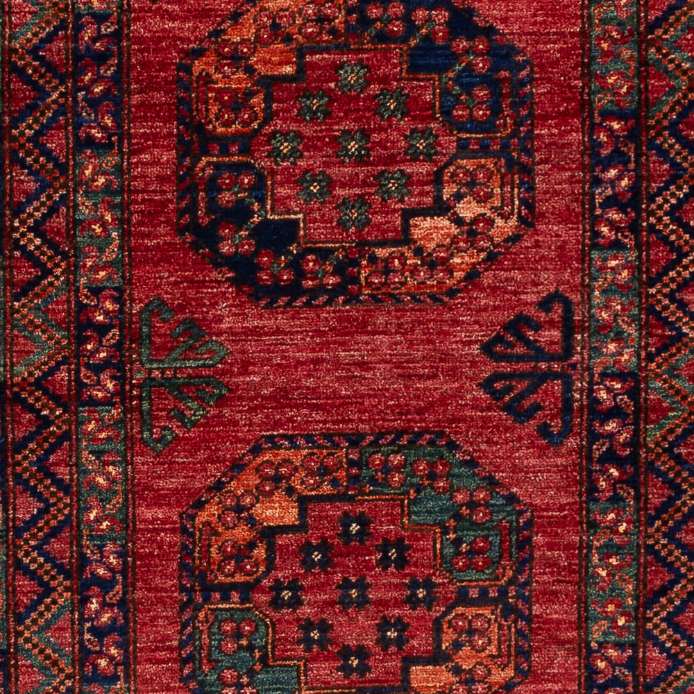 Alfombra de pasillo Alfombra afgana - Kunduz - 300 x 83 cm - rojo