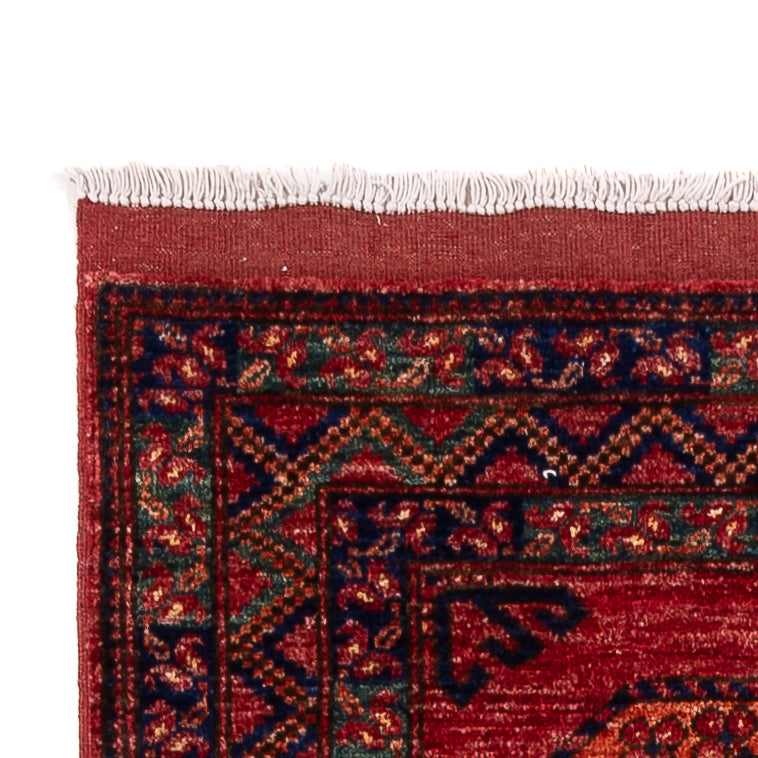 Alfombra de pasillo Alfombra afgana - Kunduz - 300 x 83 cm - rojo