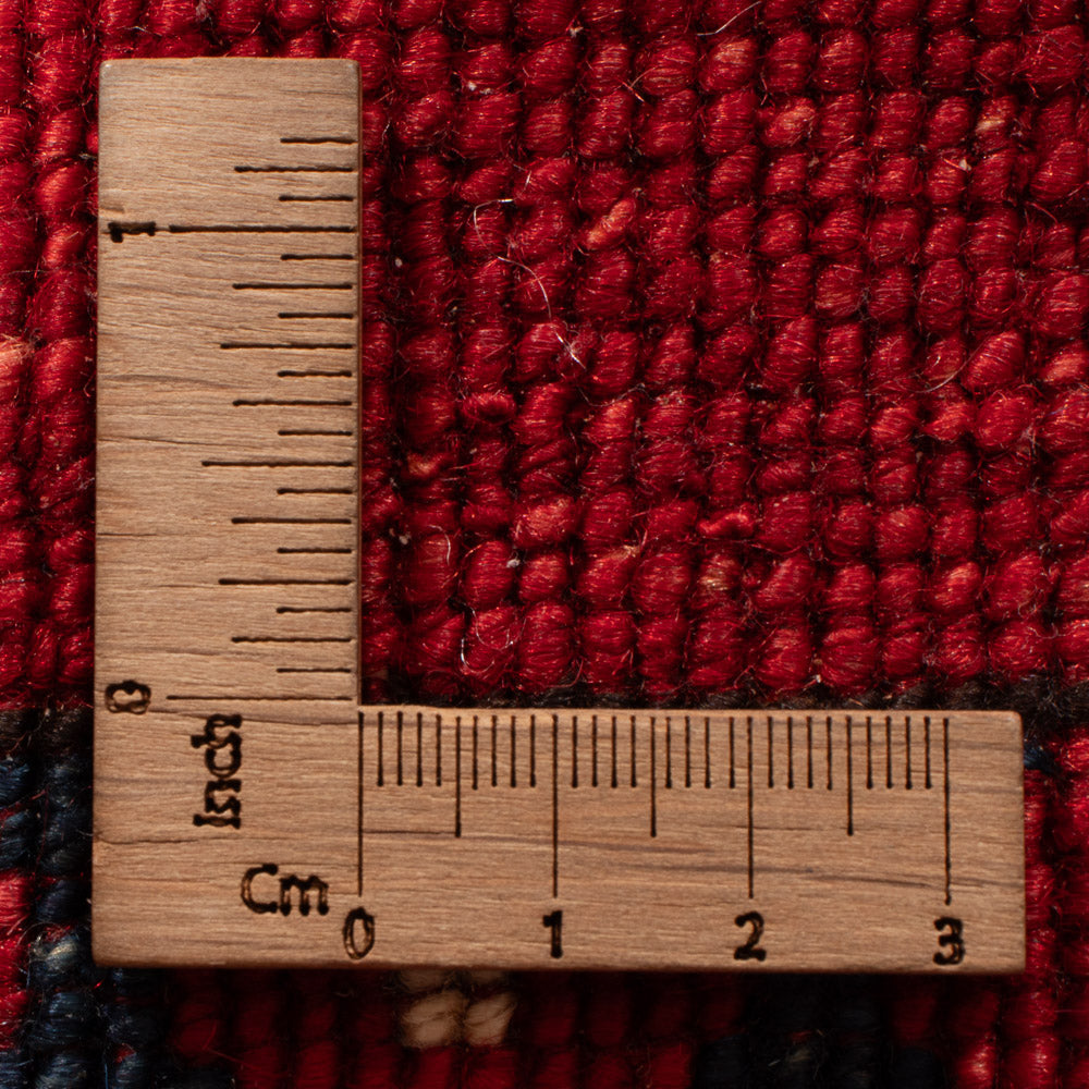 Alfombra de pasillo Alfombra afgana - Kunduz - 291 x 87 cm - rojo