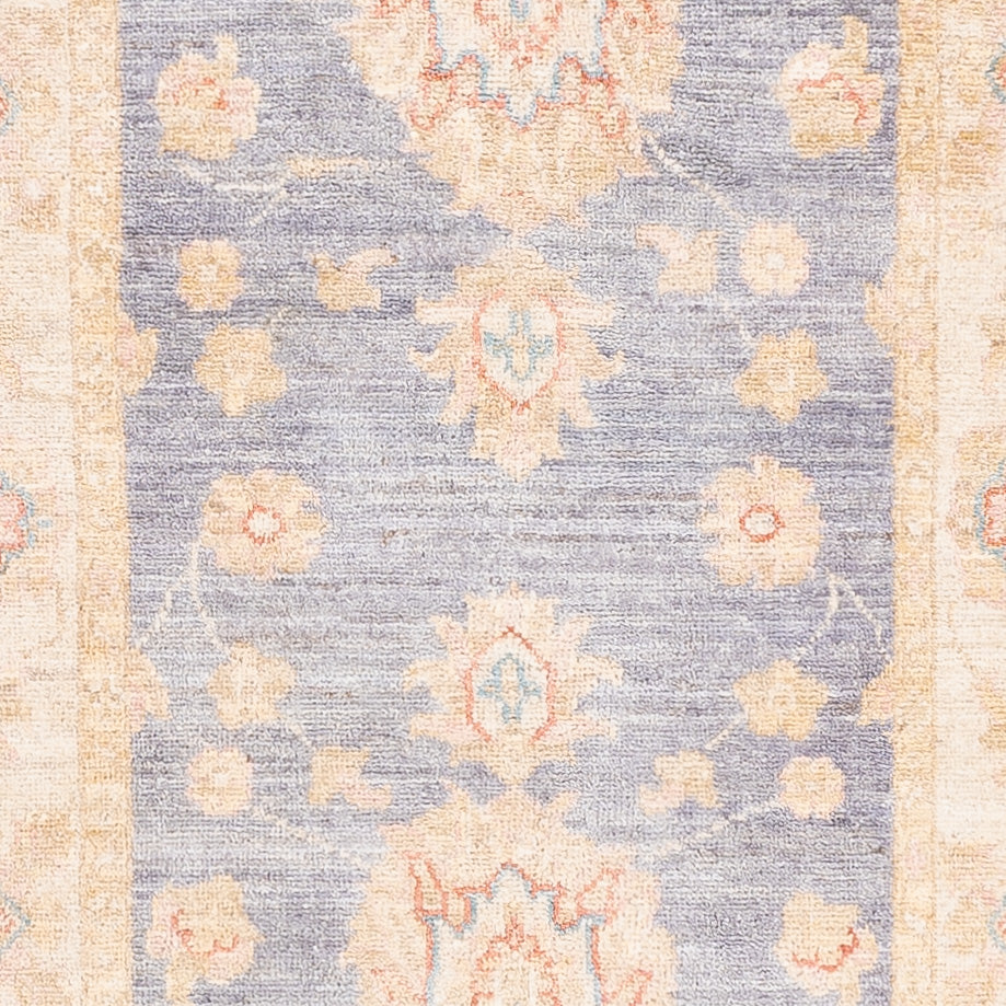 Alfombra de pasillo Alfombra Ziegler - 298 x 79 cm - azul petróleo