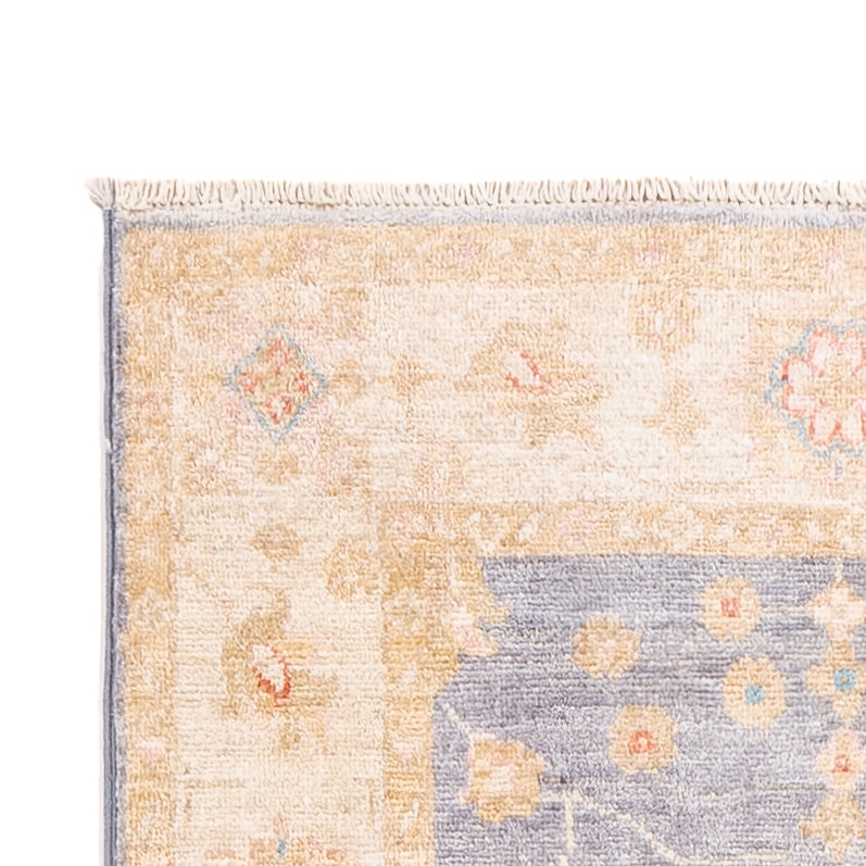 Alfombra de pasillo Alfombra Ziegler - 298 x 79 cm - azul petróleo