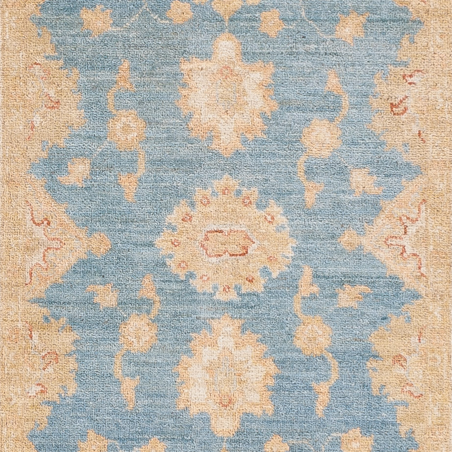 Alfombra de pasillo Alfombra Ziegler - 293 x 84 cm - azul