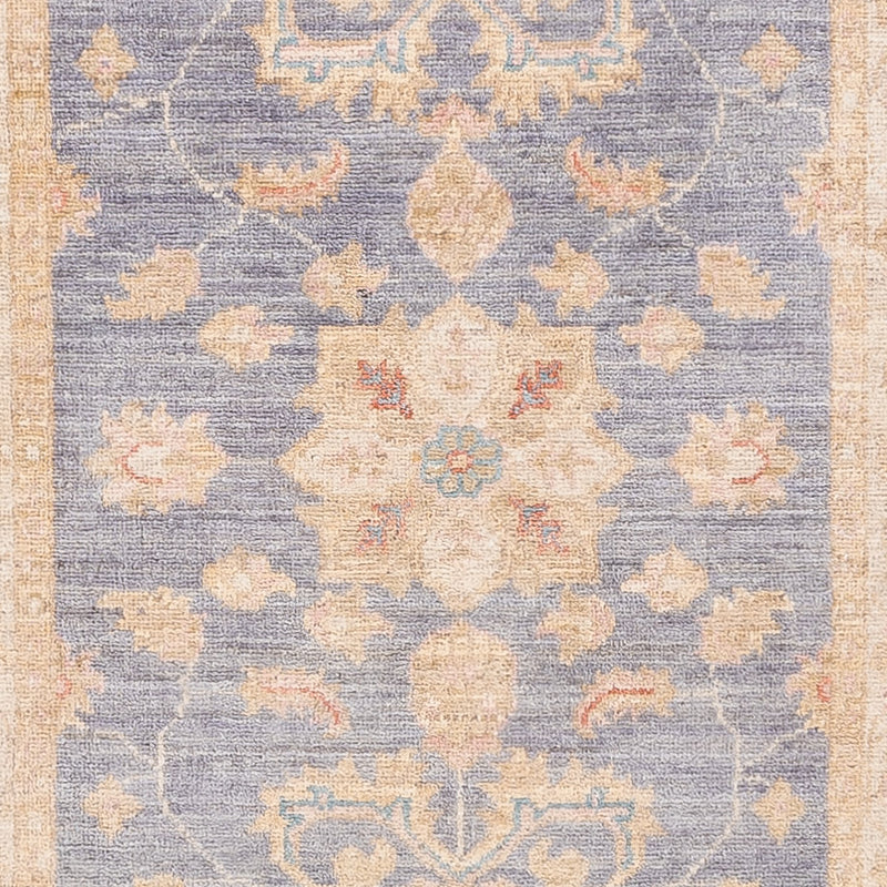 Alfombra de pasillo Alfombra Ziegler - 298 x 77 cm - azul petróleo