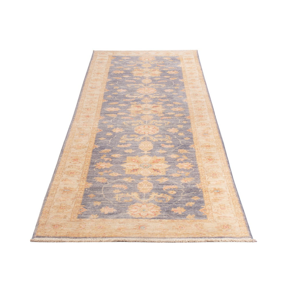 Alfombra de pasillo Alfombra Ziegler - 298 x 77 cm - azul petróleo