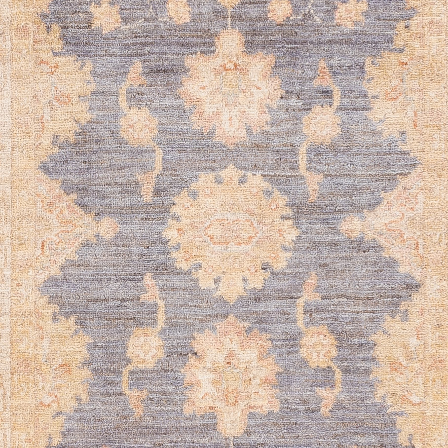 Alfombra de pasillo Alfombra Ziegler - 293 x 81 cm - azul petróleo