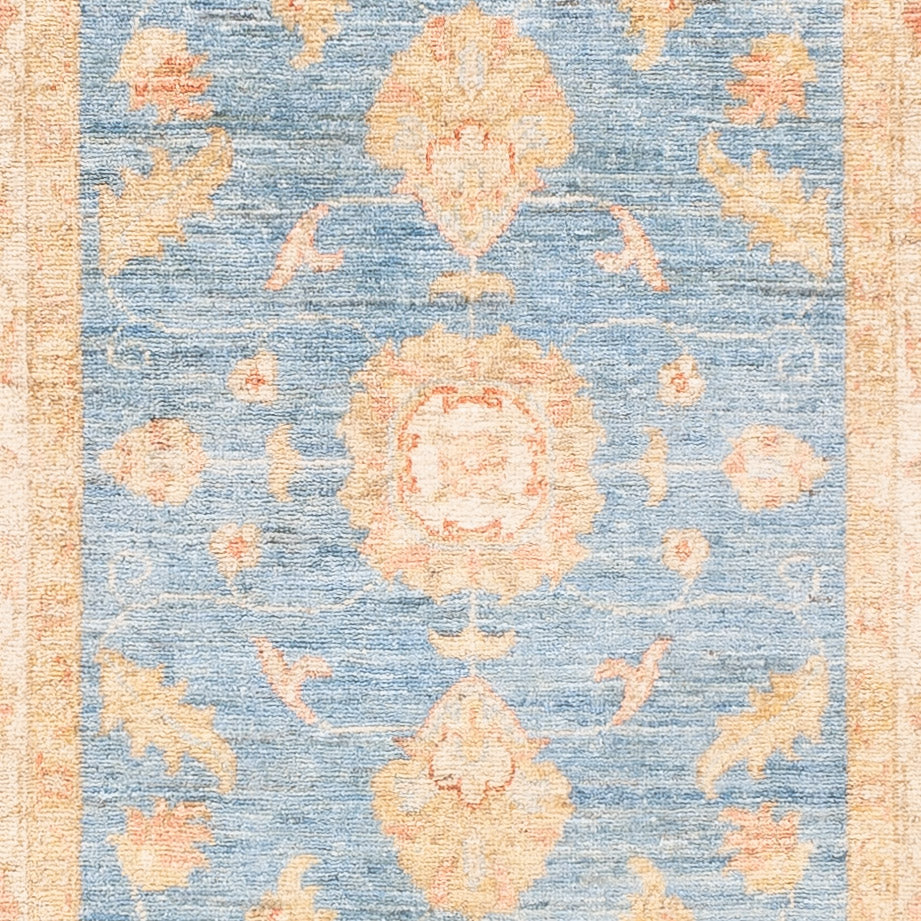 Alfombra de pasillo Alfombra Ziegler - 294 x 84 cm - azul