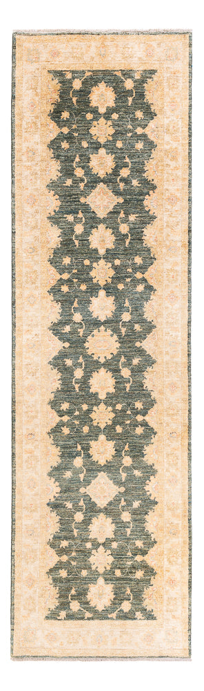 Alfombra de pasillo Alfombra Ziegler - 296 x 84 cm - verde oliva